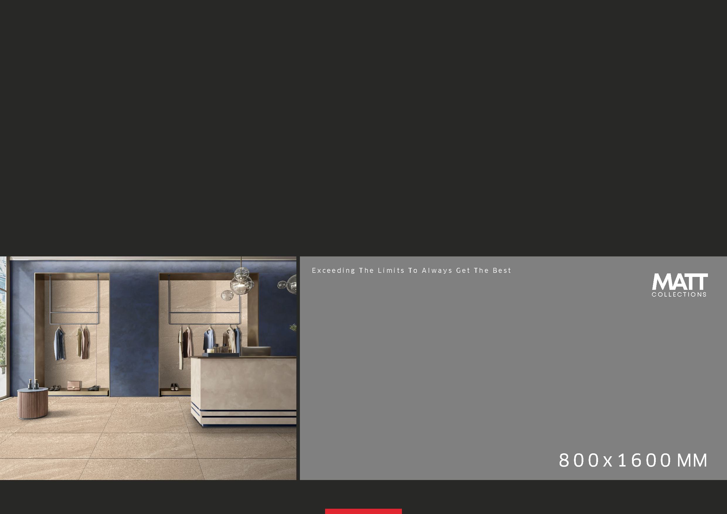 800x1600mm Matt